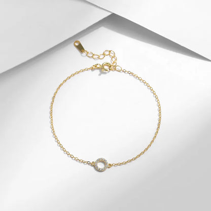 Stella Halo Circle Bracelet || DV420