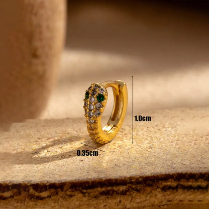 Serpendi Emerald Huggie || DV129