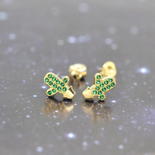 Cactus Charm Studs || DV441