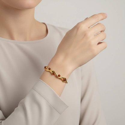 Golden Vine Cuff Bracelet || DV412