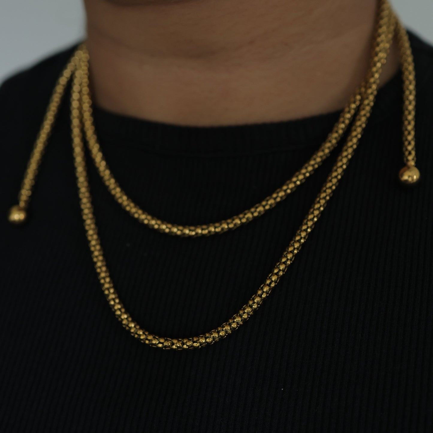 Solara Rope Lariat Necklace || DV173