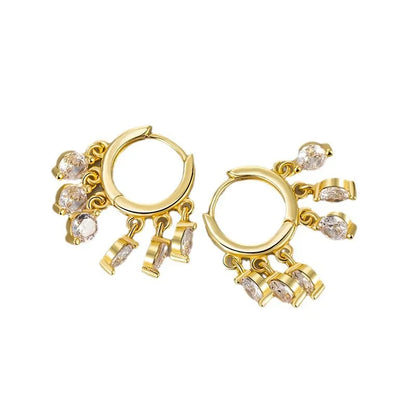 Valencia Prism Hoop Earrings || DV169