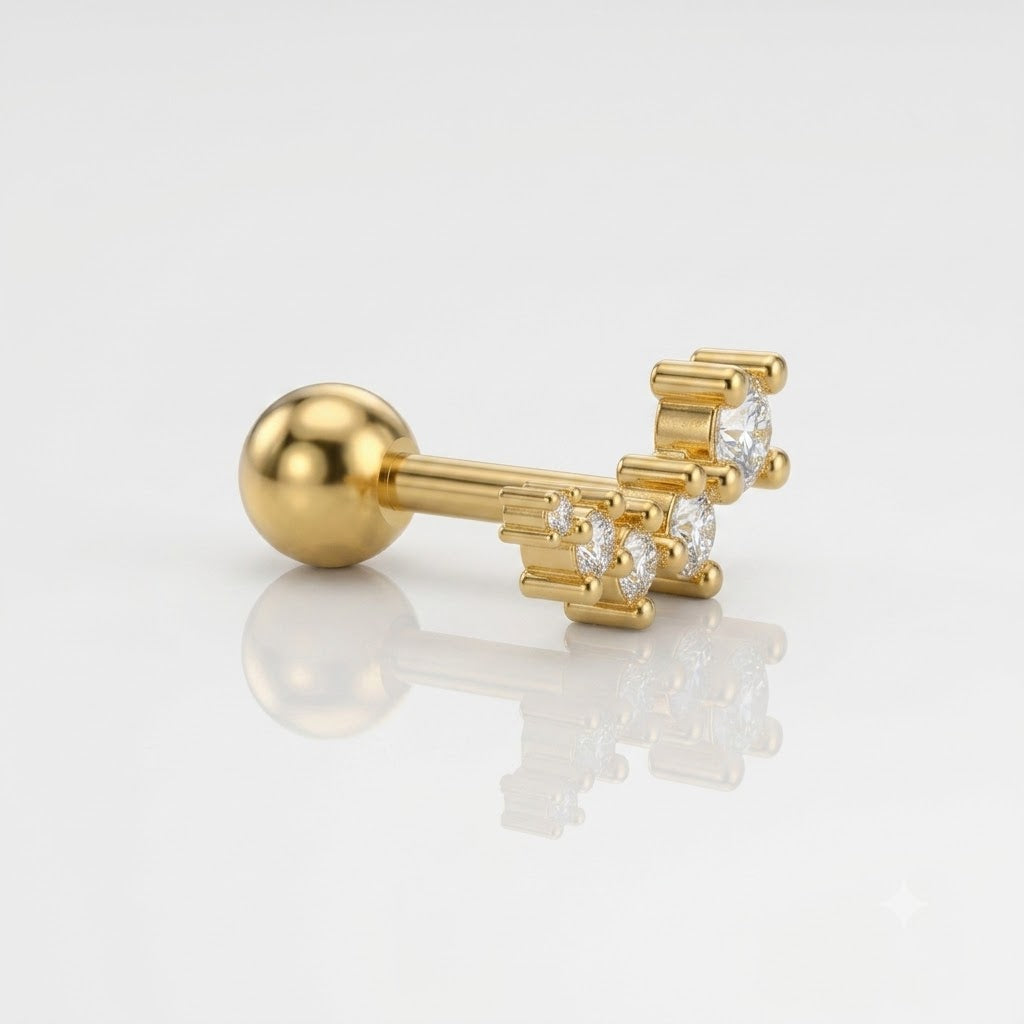 Twinkle Curve Stud || DV518