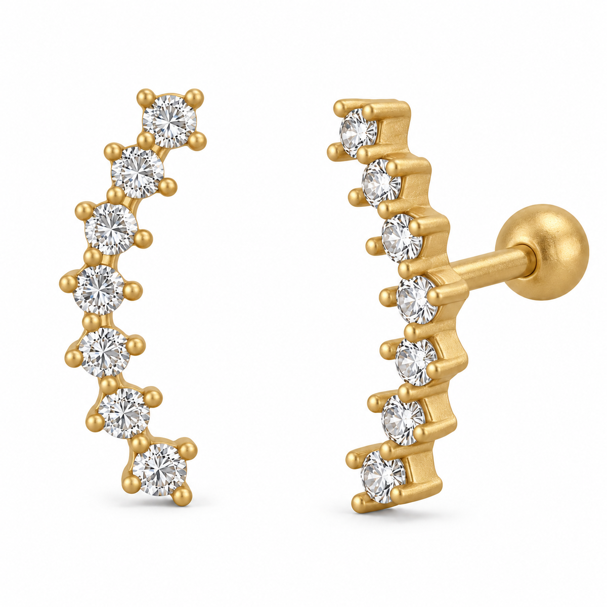 Divine Arc Studs || DV523