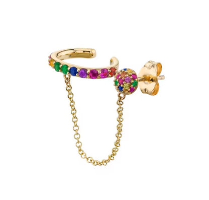 Rainbow Chain Cuff || DV205