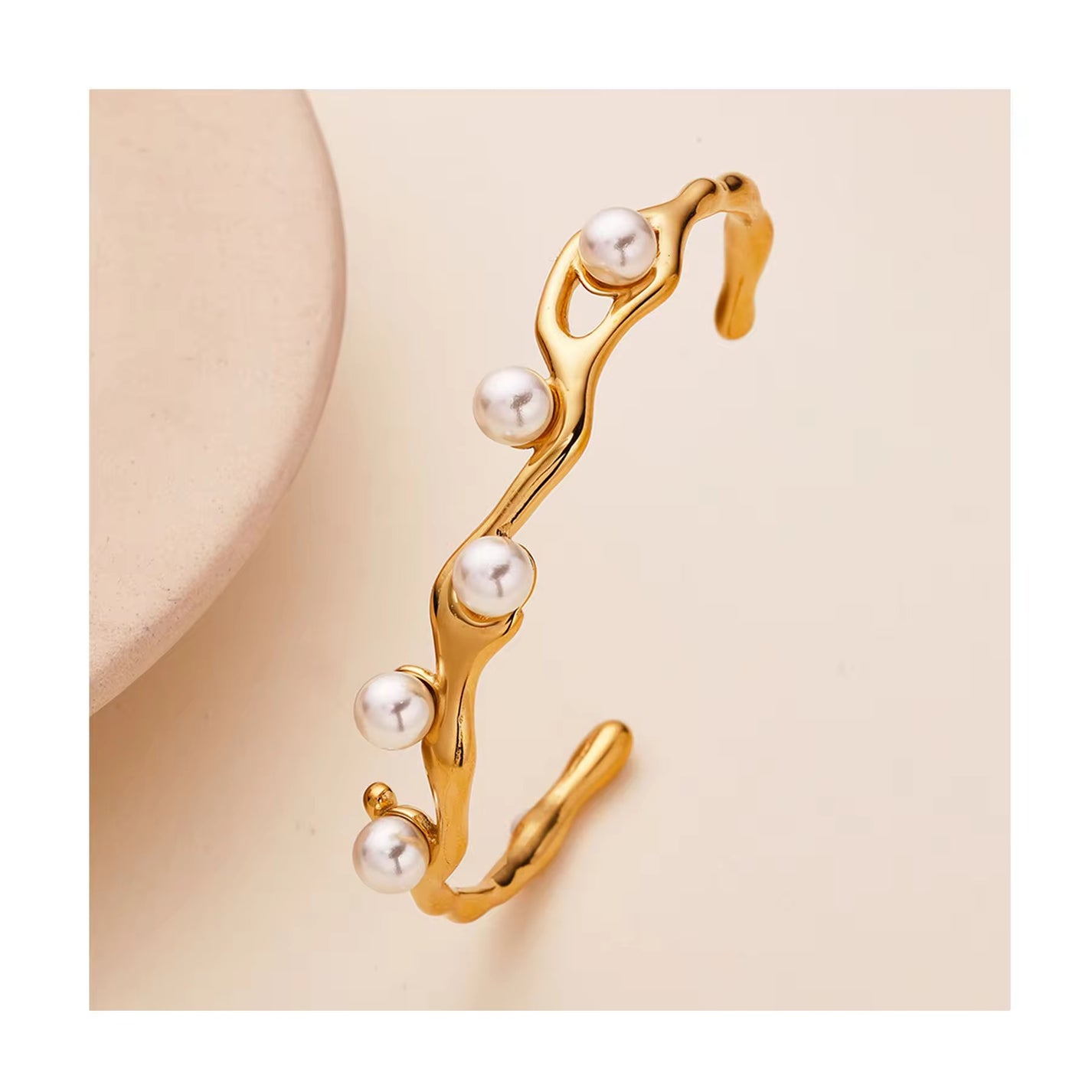 Golden Vine Cuff Bracelet || DV08