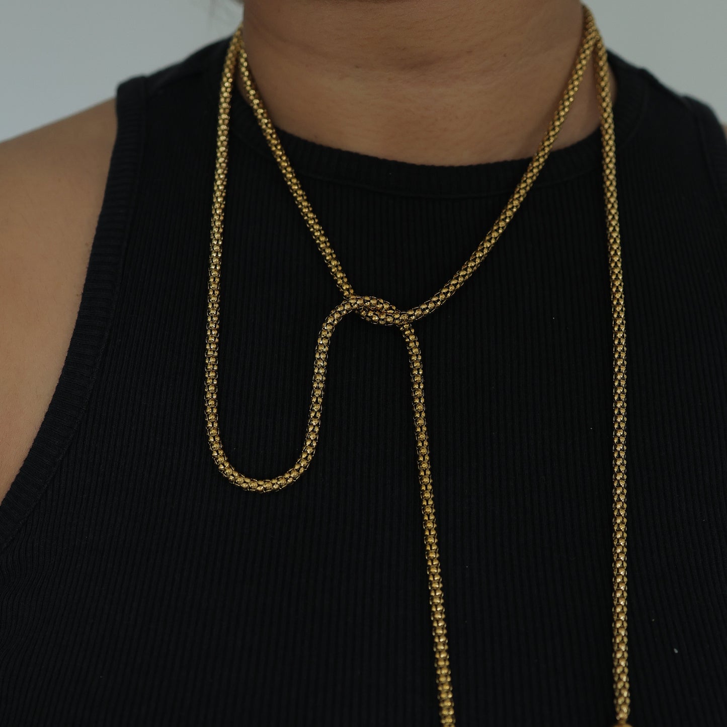 Solara Rope Lariat Necklace || DV173