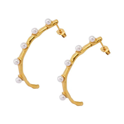 Pearl Vine Hoops || DV199