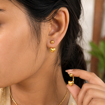 Heart Hug Earrings || DV520