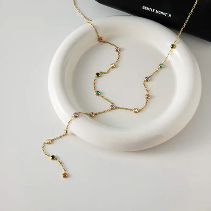 Prism Drop Y Necklace || DV357