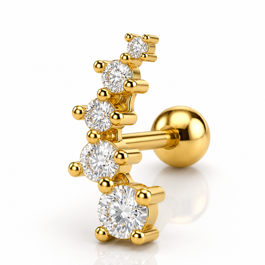 Twinkle Curve Stud || DV518
