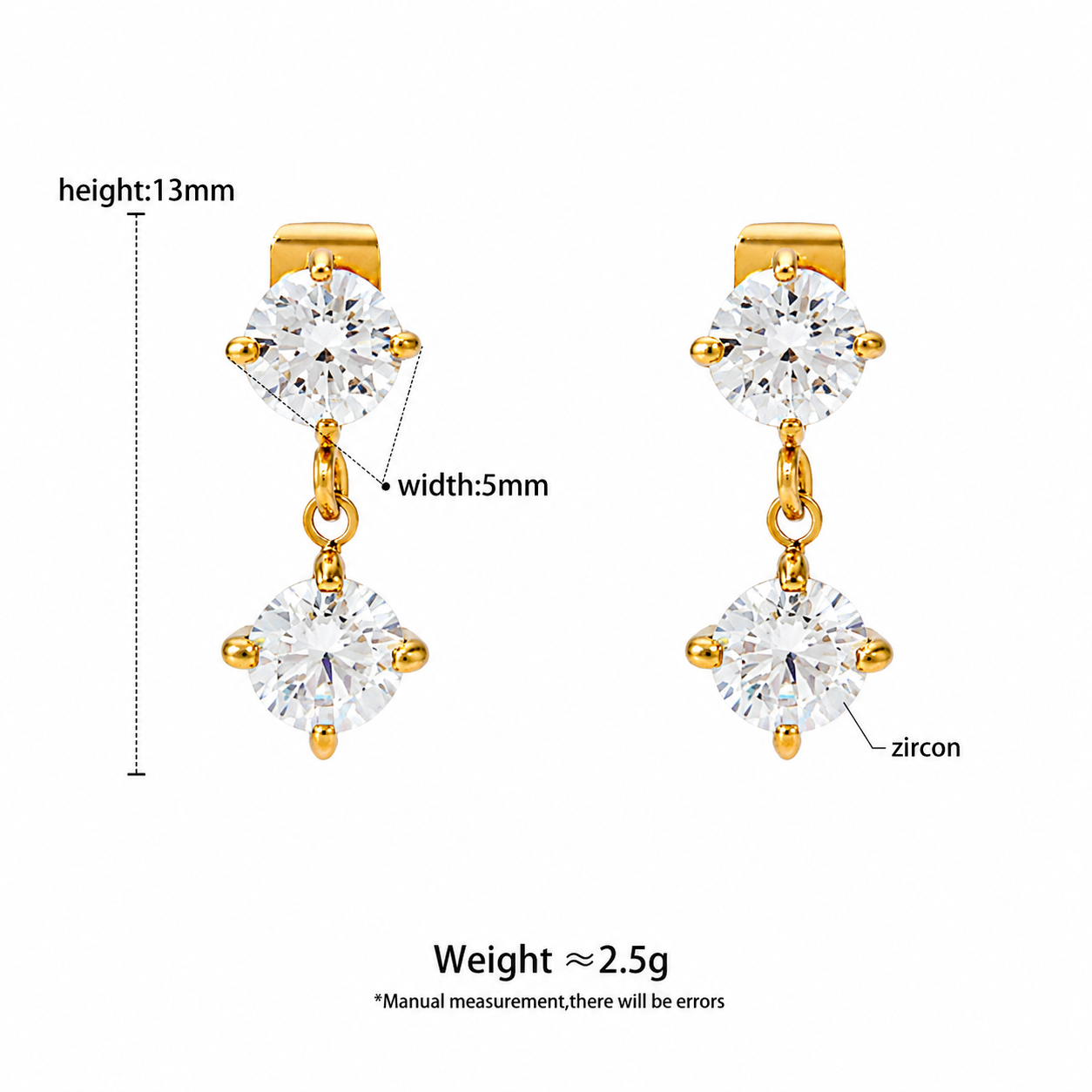 Destiny Shine Earrings || DV515