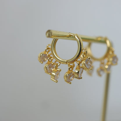 Valencia Prism Hoop Earrings || DV169