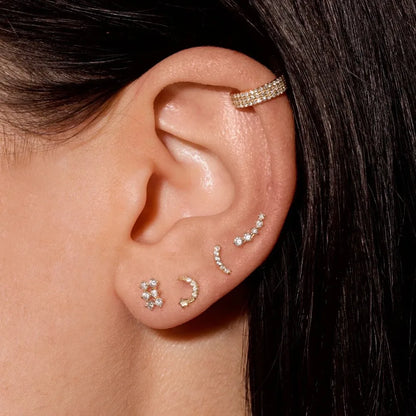 Twinkle Curve Stud || DV518