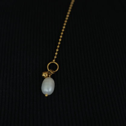 Isla Pearl Pendant Necklace || DV175