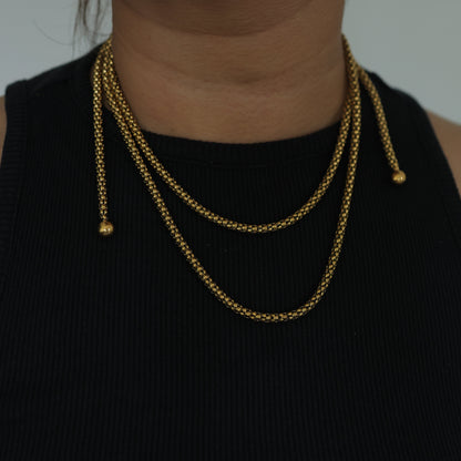 Solara Rope Lariat Necklace || DV173