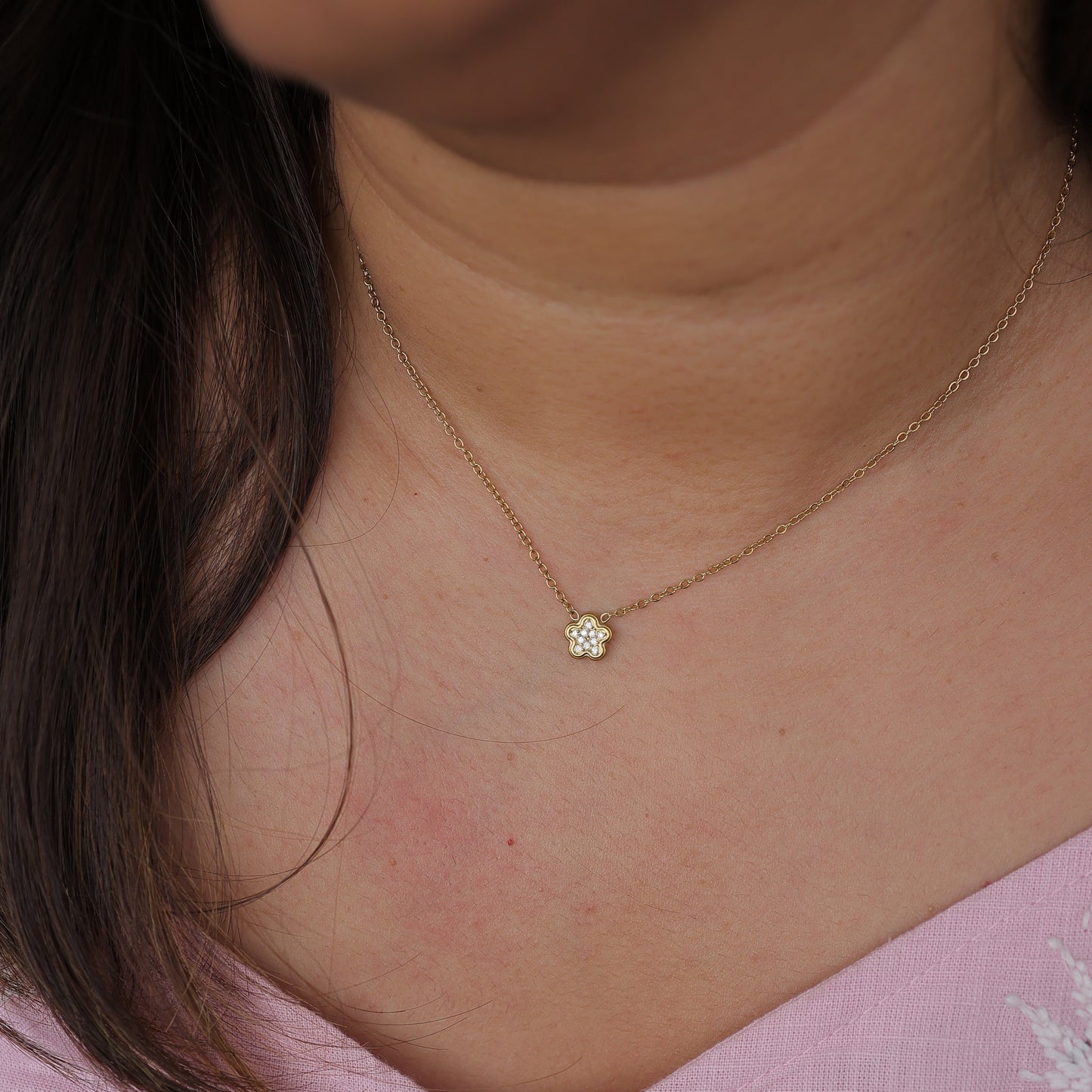 Elowyn Petal Necklace || DV177