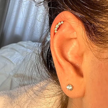 Flair Curve Stud - Single || DV435