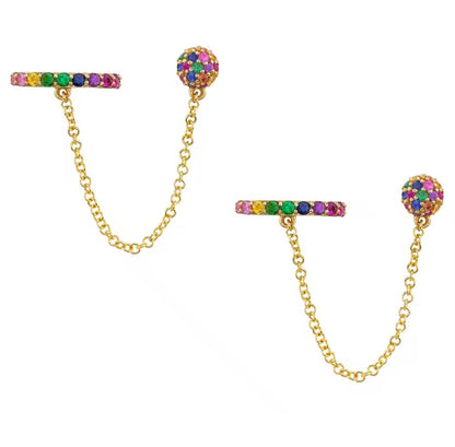 Rainbow Chain Cuff || DV205