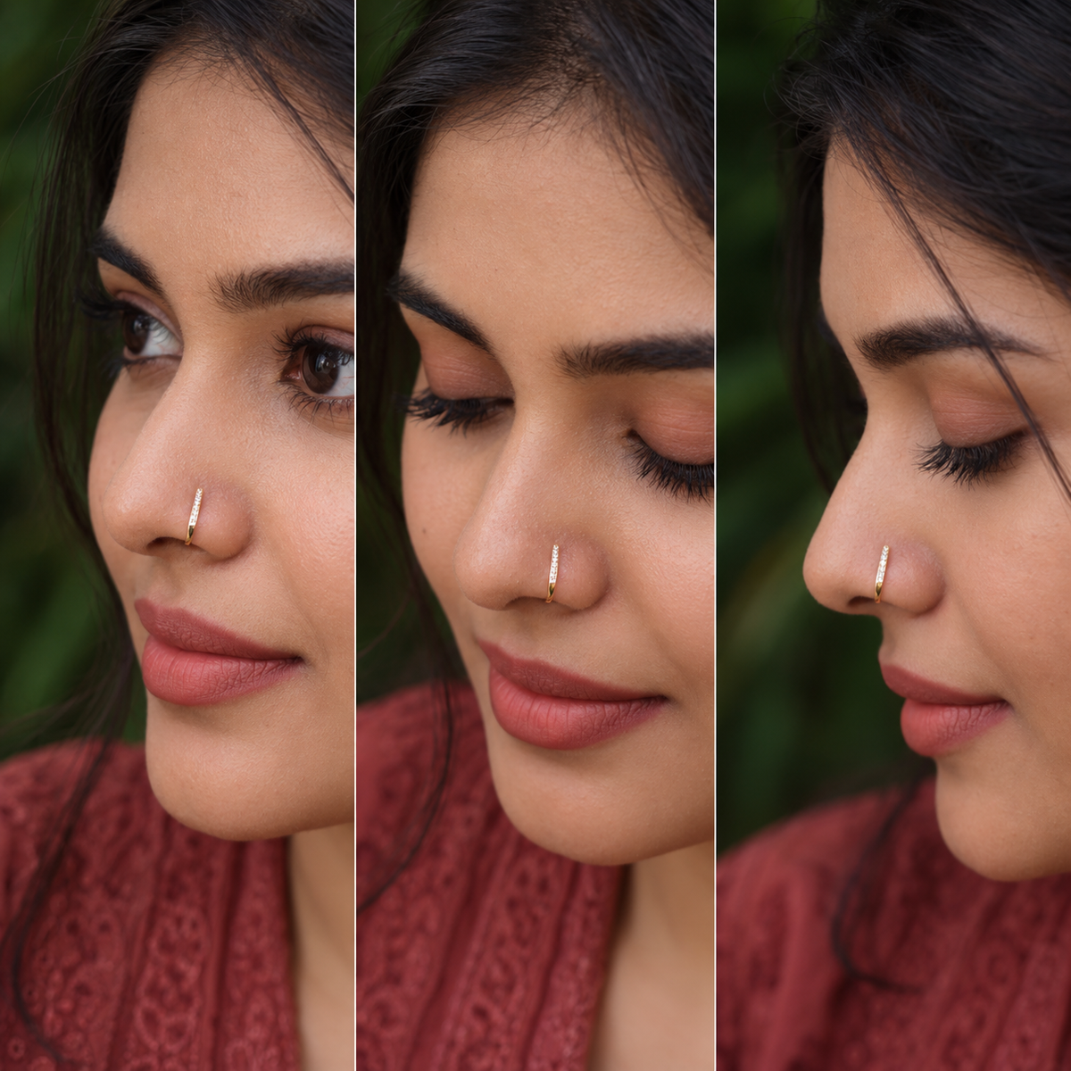 Non-Piercing Nose Pin || DV551