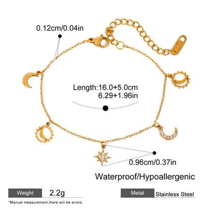Celestial Glow Charm Bracelet || DV113