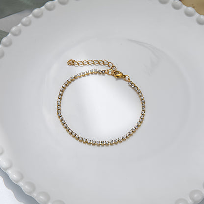 Tennis Bracelet 3mm sized stones  || DV303