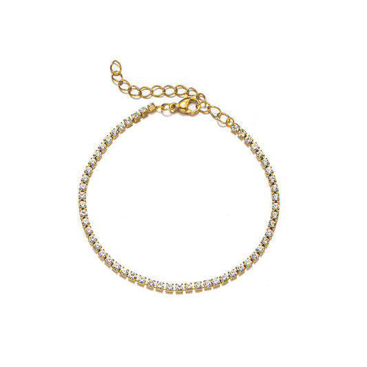 Tennis Bracelet 3mm sized stones  || DV303