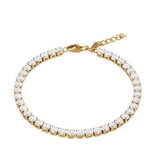 Tennis Bracelet 4mm sized stones  || DV22
