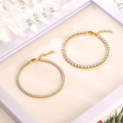 Tennis Bracelet 4mm sized stones  || DV22