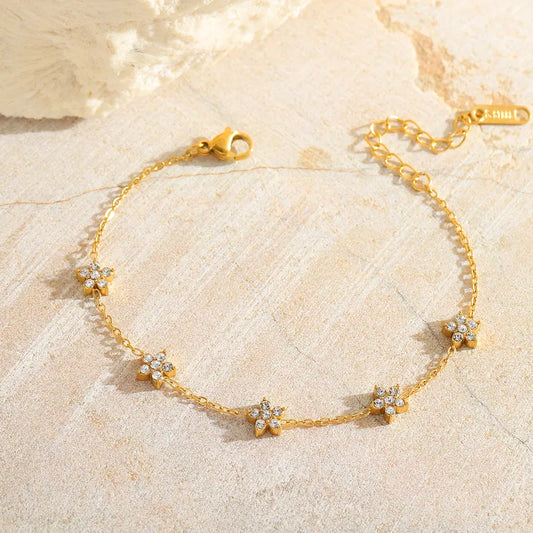 Aurora Bloom Diamond Bracelet  || DV109