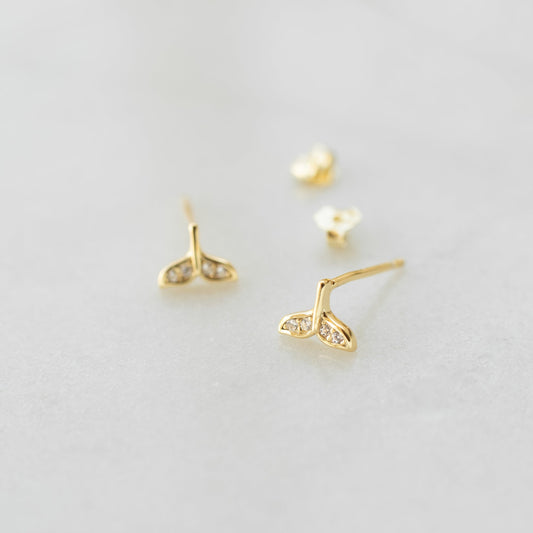 Mermaid Tail Studs || DV439