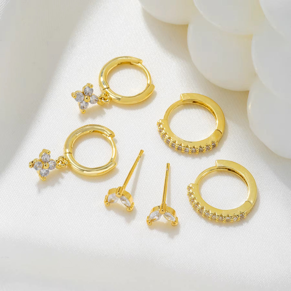 Celeste Trio Earring Set || DV217