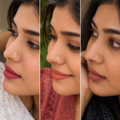 Non-Piercing Nose Pin || DV551