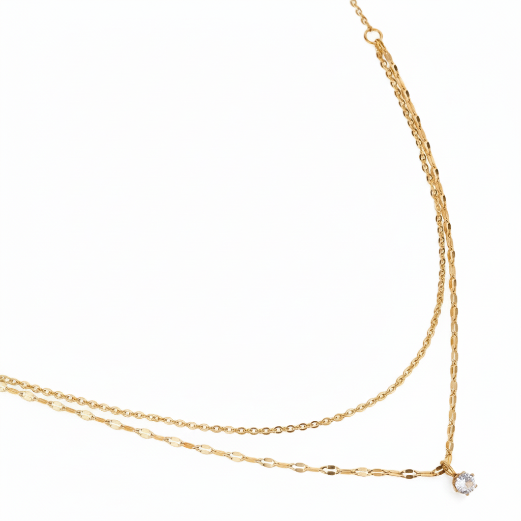 Lumina Layered Solitaire || DV313