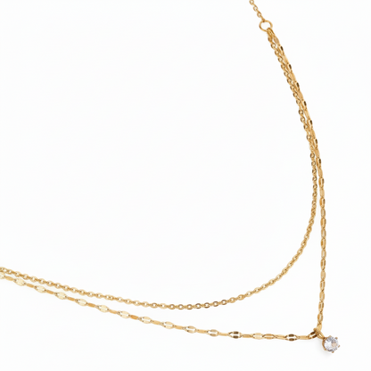 Lumina Layered Solitaire || DV313