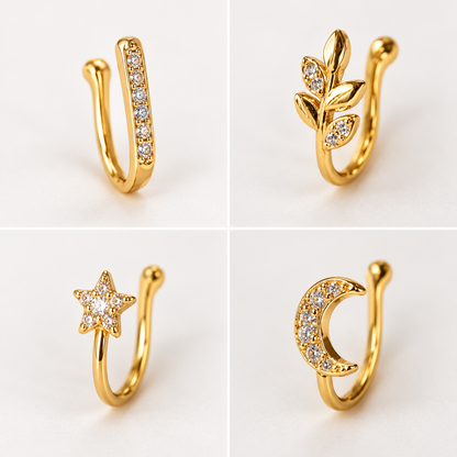 Non-Piercing Nose Pin || DV551