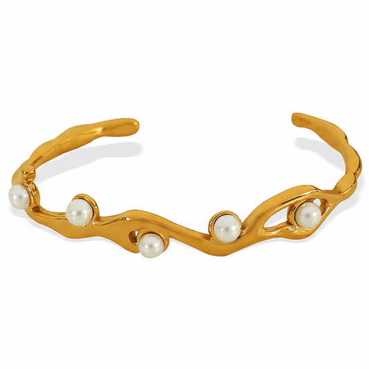 Golden Vine Cuff Bracelet || DV08