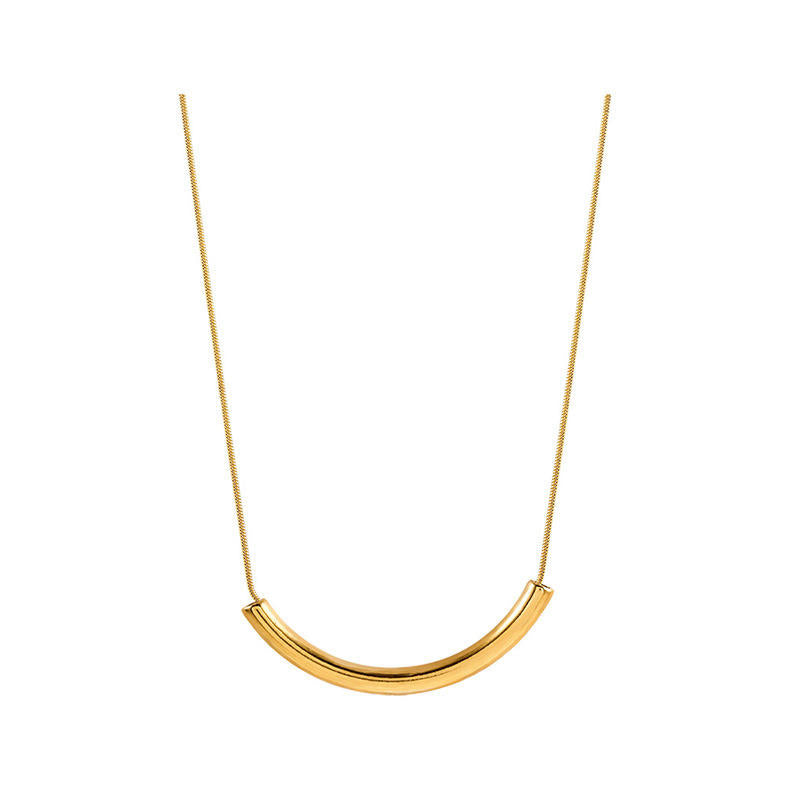 Aera Curve Bar Necklace || DV327