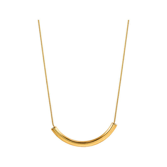 Aera Curve Bar Necklace || DV327