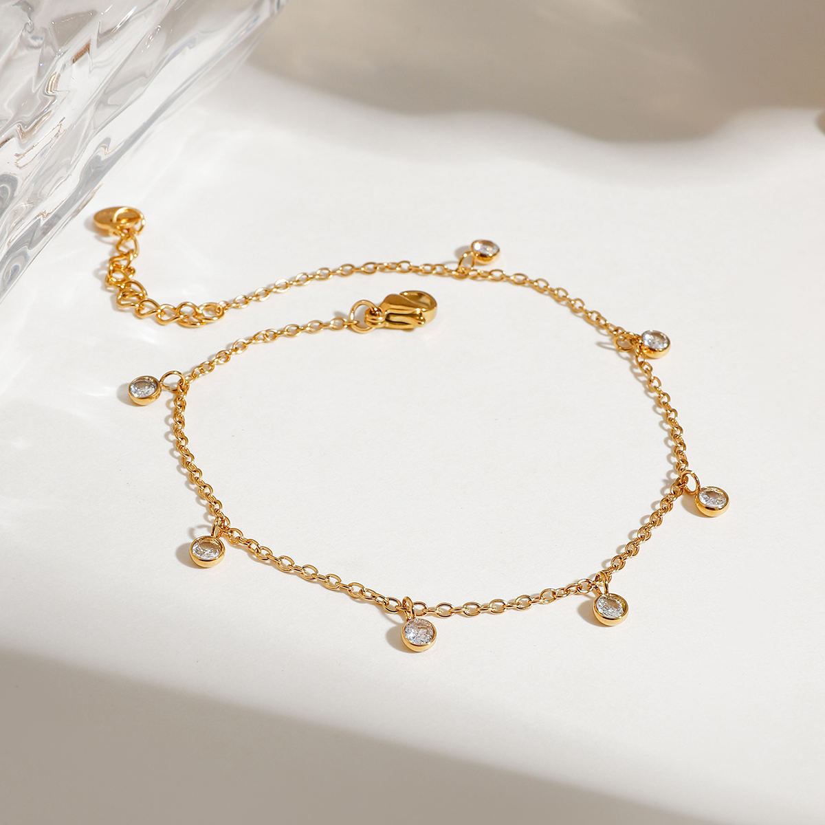 Dazzle Drop Anklet || DV230