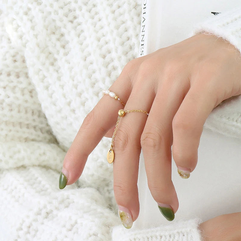 Elira Pearl Ring || DV126