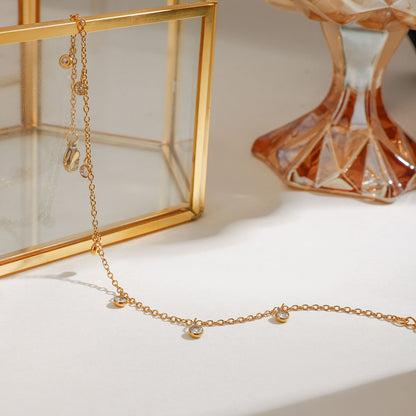 Dazzle Drop Anklet || DV230