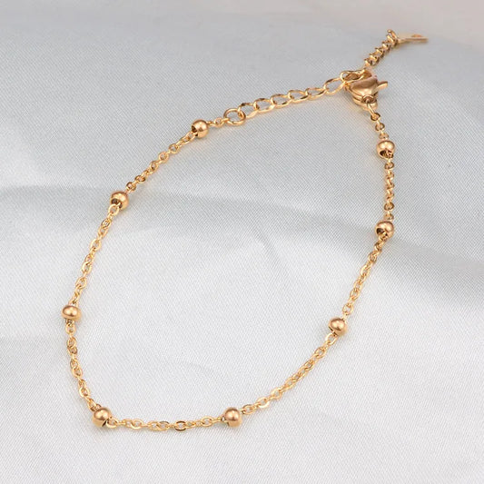 Golden Orbit Anklet || DV227
