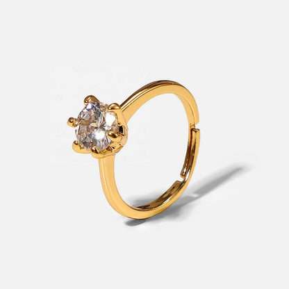 Celeste Solitaire Ring || DV212