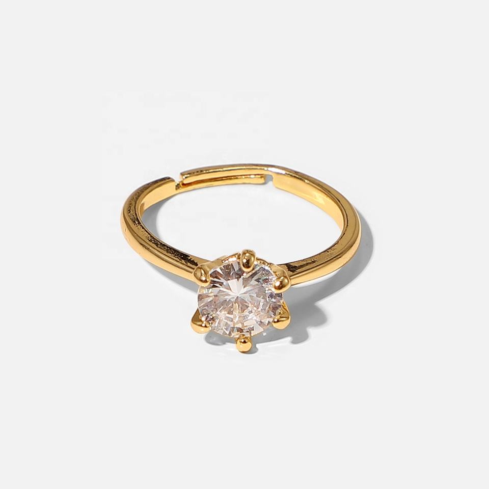 Celeste Solitaire Ring || DV212