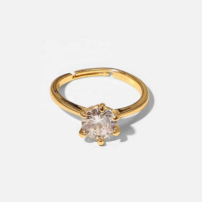 Celeste Solitaire Ring || DV212