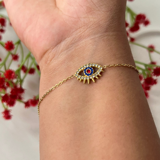 Evil Eye Luxe Charm Bracelet || DV88