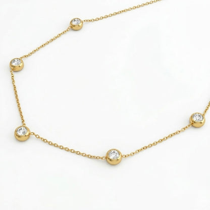 Stella Crystal Chain Necklace || DV314