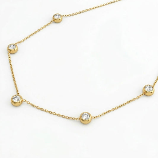 Stella Crystal Chain Necklace || DV314