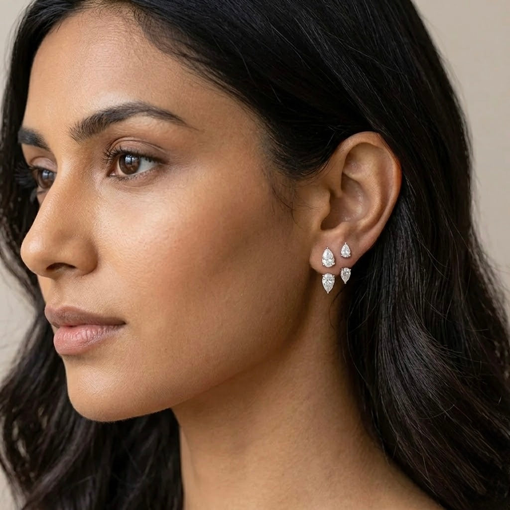 Astra Drop Duo Earrings || DV403